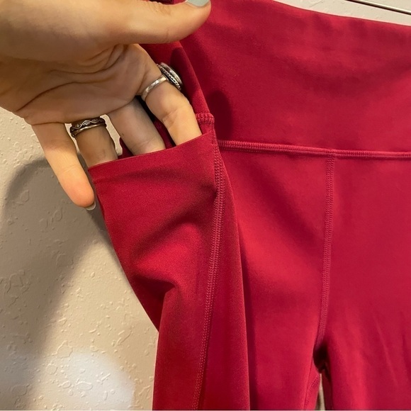 Athleta Run Free 7/8 Rose Verbena Leggings - Picture 5 of 13